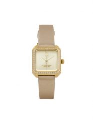 U.S. Polo Assn. Zegarek Brigitte USP8478YG Złoty. Żółte, analogowe zegarki damskie U.S. Polo Assn., ze skóry, złote. Za 449.99 zł.