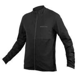 Bluza rowerowa męska Endura Singletrack Thermal FZ. Czarne bluzy męskie ENDURA, m, bez wzorów, bez ramiączek, bez kaptura. Za 449.99 zł.