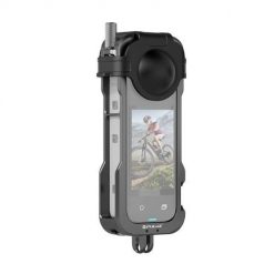 Obudowa metalowa PULUZ Insta360 X4 z osłoną obiektywu. Zegarki sportowe Puluz, bez wzorów, metalowe. Za 98.00 zł.