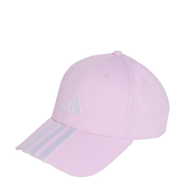 Czapka 3-Stripes New Logo Baseball. Białe czapki damskie Adidas, bez wzorów, z materiału, sportowe. Za 89.95 zł.
