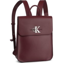 Plecak CALVIN KLEIN JEANS - Ckj Monogram Hw Backpack K60K605787 Vaq. Czerwone plecaki damskie Calvin Klein Jeans, bez wzorów, z jeansu. Za 699.00 zł.