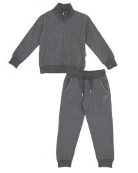Bluza z pełny zamek błyskawiczny na co dzień. Niebieskie bluzy damskie LEONE 1947 APPAREL, bez wzorów, z dresówki, bez ramiączek, bez kaptura. Za 105.21 zł.