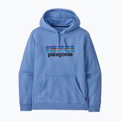 Bluza Patagonia P-6 Logo Uprisal. Niebieskie bluzy męskie Patagonia, m, bez wzorów, bez ramiączek, bez kaptura. Za 349.99 zł.