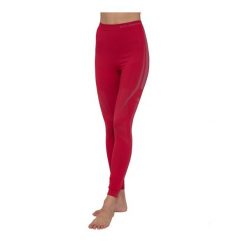 Legginsy damskie termoaktywne Brubeck DRY. Czerwone bielizna sportowa damska Brubeck, bez wzorów, z elastanu. Za 129.99 zł.