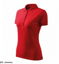 Pique Polo Free - ADLER - Pique Polo Free - Koszulka polo damska, 200 g/m2, 65 % bawełna, 35 % poliester - czerwony M. Czerwone bluzki damskie MALFINI, m, bez wzorów, z bawełny, bez kołnierzyka, bez ramiączek. Za 52.95 zł.