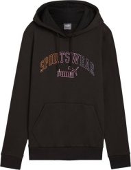 Puma Bluza damska Puma Ess Logo LAB Hoodie FL czarna 682987 01 L. Czarne bluzy damskie Puma, l, bez wzorów, bez ramiączek, bez kaptura. Za 195.65 zł.