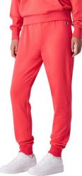 Spodnie damskie Champion Rib Cuff Pants różowe 118101 PS203 L. Czerwone spodnie dresowe damskie Champion, bez wzorów, sportowe. Za 255.67 zł.