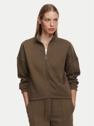 Reebok Bluza Lidka RK25979CCW Brązowy Relaxed Fit. Brązowe bluzy damskie Reebok, xs, bez wzorów, z bawełny, bez ramiączek, bez kaptura. Za 199.99 zł.