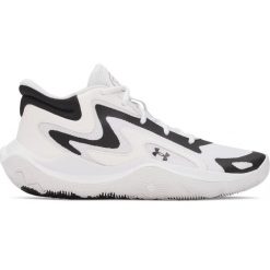 Buty do koszykówki Under Armour Jet '25. Białe obuwie trekkingowe damskie Under Armour, z gumy, bez zapięcia. Za 408.60 zł.