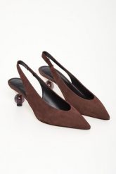 Czółenka zamszowe Pasticcino Orma WEEKEND MAX MARA. Czółenka damskie Weekend Max Mara, bez wzorów, z zamszu, bez obcasa, na szpilce, bez zapięcia. Za 1,879.00 zł.