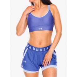 Stanik sportowy Under Armour Infinity 2.0 Mid Sports Bra. Fioletowe bielizna sportowa damska Under Armour, bez wzorów. Za 161.99 zł.
