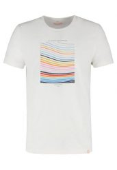T-shirt z nadrukiem T-ARCHER. Brązowe t-shirty męskie Volcano, m, bez wzorów, z bawełny, bez kołnierzyka, bez ramiączek. Za 59.99 zł.