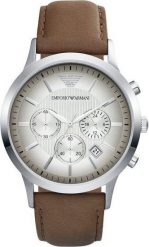 Zegarek Emporio Armani Zegarek Męski Armani AR2471 (42 mm). Zegarki męskie Emporio Armani, bez wzorów. Za 364.57 zł.
