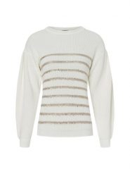More & More Sweter z dzianiny Kobiety Sztuczne włókno beżowy, 34. Brązowe swetry nierozpinane damskie More & More, bez wzorów, z dzianiny, eleganckie, bez kołnierzyka, bez ramiączek. Za 229.95 zł.