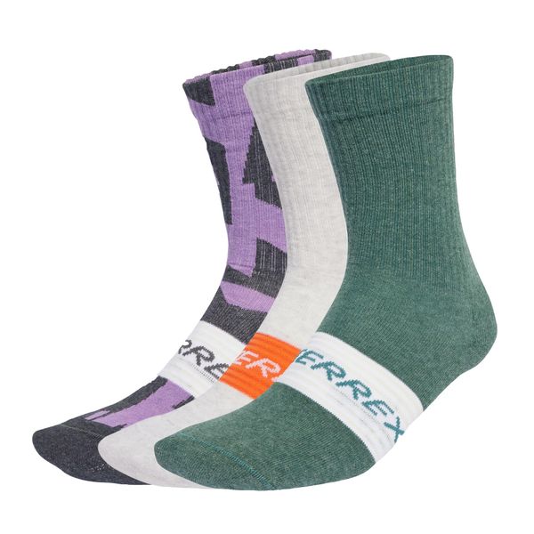 Skarpety Terrex Multi 3 Pack. Białe skarpetki damskie Adidas, bez wzorów, z bawełny. Za 89.95 zł.