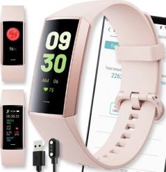 Smartband Active Band SMARTWATCH ZEGAREK PL MENU WODOODPORNY PULS C80. Smartbandy Active Band, bez wzorów. Za 109.99 zł.