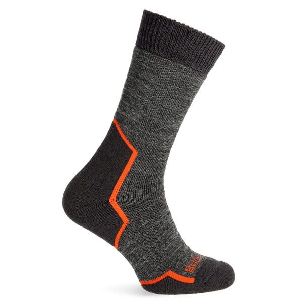 Skarpety trekkingowe męskie Bridgedale Heavyweight Merino Comfort. Szare skarpety męskie Bridgedale, bez wzorów. Za 77.99 zł.