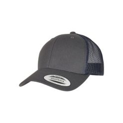 Czapka Flexfit retro bicolore. Brązowe czapki damskie FLEXFIT, bez wzorów, z tkaniny, klasyczne. Za 54.30 zł.