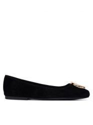 MICHAEL Michael Kors Baleriny Milan 40F5MLFP1S Czarny. Czarne balerinki damskie MICHAEL Michael Kors, bez wzorów, ze skóry, bez obcasa, bez zapięcia. Za 499.99 zł.