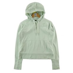Second life - Bluza damska z kapturem The North Face zielona - Stan dobry. Zielone bluzy damskie The North Face, m, bez wzorów, z materiału, eleganckie, bez ramiączek, z kapturem. Za 106.46 zł.