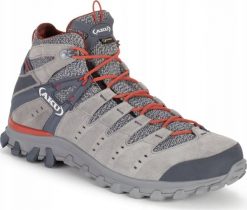 Buty trekkingowe męskie Aku M'S ALTERRA LITE MID GTX, grey/ red, 45. Czerwone trekkingi męskie Aku, bez zapięcia. Za 585.30 zł.