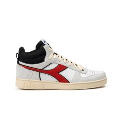 Trampki DIADORA MAGIC BASKET DEMI CUT SUEDE LEATHER. Białe trampki męskie Diadora, bez wzorów, bez zapięcia. Za 299.99 zł.