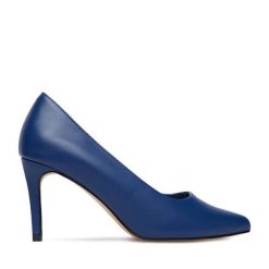 Szpilki Lasocki. Niebieskie szpilki damskie Lasocki, bez wzorów, bez obcasa, na szpilce, bez zapięcia. Za 249.99 zł.
