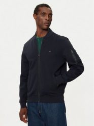 Tommy Hilfiger Bluza Essential MW0MW37357 Granatowy Regular Fit. Niebieskie bluzy męskie Tommy Hilfiger, m, bez wzorów, z bawełny, bez ramiączek, bez kaptura. Za 579.99 zł.