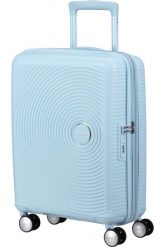 Walizka American Tourister Soundbox 55/20 TSA EXP. Brązowe walizki damskie American Tourister, bez wzorów, z materiału. Za 619.99 zł.