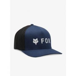 Czapka z daszkiem Fox Absolute Flexfit Hat. Niebieskie czapki damskie FOX, bez wzorów, sportowe. Za 134.99 zł.