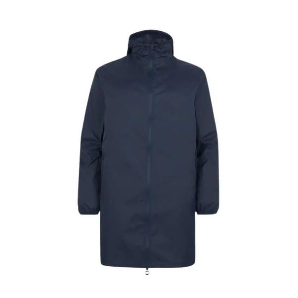 Parka JOTT Oban. Niebieskie parki męskie Jott, m, bez wzorów, z materiału, bez kołnierzyka, z kapturem. Za 445.50 zł.
