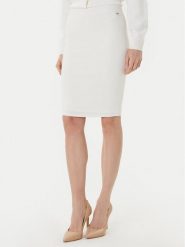 Marciano Guess Spódnica midi 5YGD29 5036Z Biały Slim Fit. Białe spódnice damskie Marciano Guess, xs, z aplikacjami, z wiskozy, midi. Za 409.99 zł.