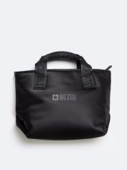 Torebka damska typu shopperka czarna oo574024 906. Czarne shopperki damskie BIG STAR, bez wzorów, z materiału, bez dodatków. W wyprzedaży za 129.99 zł.