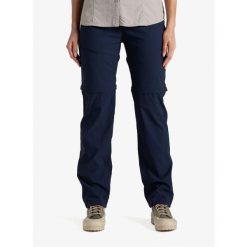 Spodnie turystyczne damskie Craghoppers NosiLife Pro Convertible Trouser III. Niebieskie spodnie sportowe damskie Craghoppers, bez wzorów, sportowe, trekkingowe. Za 461.99 zł.