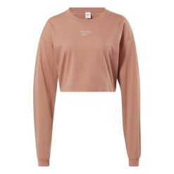 Bluza sportowa damska Reebok H49247. Brązowe bluzy damskie Reebok, l, bez wzorów, z bawełny, sportowe, bez ramiączek, bez kaptura. Za 127.00 zł.