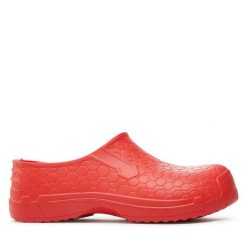 Klapki Dry Walker. Czerwone klapki damskie Dry Walker, bez wzorów, bez obcasa, bez zapięcia. Za 59.99 zł.