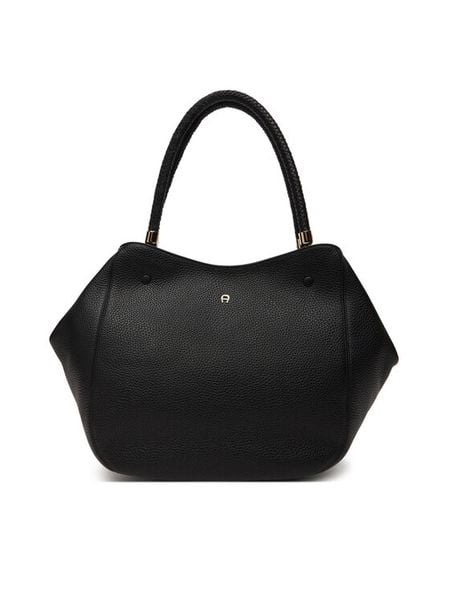 Aigner Torebka 137422 Czarny. Czarne shopperki damskie Aigner, bez wzorów, ze skóry, bez dodatków. Za 2,519.00 zł.