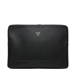 Torba na laptopa Guess. Czarne torby na laptopa damskie Guess, z aplikacjami. Za 249.99 zł.