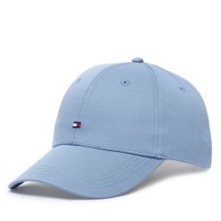 Czapka z daszkiem Tommy Hilfiger. Niebieskie czapki damskie Tommy Hilfiger, bez wzorów. Za 169.99 zł.