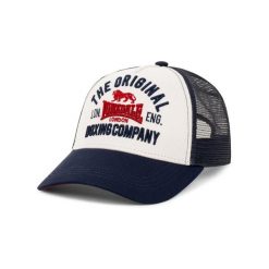 Czapka Trucker Lonsdale Larne. Białe czapki damskie Lonsdale, bez wzorów, z bawełny, sportowe. Za 122.00 zł.