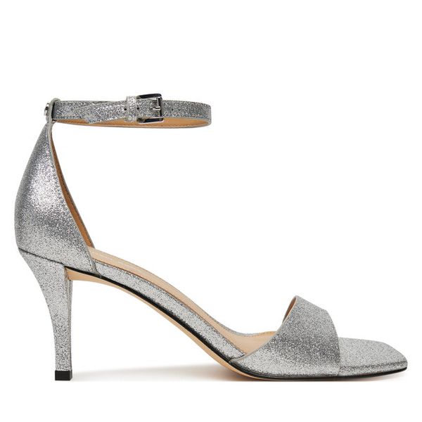 Sandały MICHAEL Michael Kors. Szare sandały damskie MICHAEL Michael Kors, bez wzorów, bez obcasa, na szpilce, bez zapięcia. Za 409.99 zł.