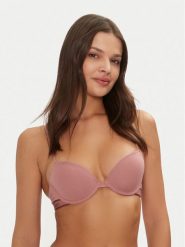 Calvin Klein Underwear Biustonosz z fiszbiną 000QF7948E Różowy. Czerwone biustonosze Calvin Klein Underwear, bez wzorów, z bawełny. Za 129.99 zł.