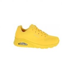 Buty do chodzenia damskie Skechers Uno Stand ON Air. Żółte obuwie sportowe damskie Skechers, bez wzorów, z materiału, bez zapięcia, trekkingowe. Za 366.00 zł.
