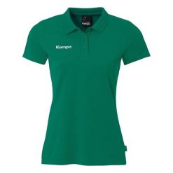 Damska koszulka polo Kempa Classic. Białe bluzki damskie Kempa, bez wzorów, bez kołnierzyka, bez ramiączek. Za 163.50 zł.