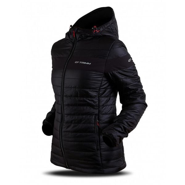 Kurtka Trimm CREDIT LADY. Czarne kurtki sportowe damskie TRIMM, na zimę, bez wzorów, bez ramiączek, z kapturem, narciarskie. W wyprzedaży za 364.00 zł.