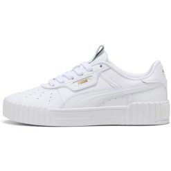 Do dodania, Kobiety. Białe obuwie sportowe damskie Puma, bez wzorów, ze skóry, bez zapięcia. Za 390.00 zł.
