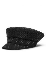 KARL LAGERFELD Kaszkiet B3W33007 Czarny. Czarne rękawiczki damskie KARL LAGERFELD, bez wzorów, z wełny. Za 529.99 zł.