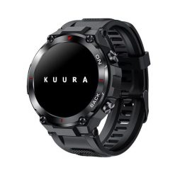 Kuura Inteligentny Zegarek Sportowy S5 GPS V3, Czarny. Czarne zegarki męskie KUURA, bez wzorów. Za 559.00 zł.