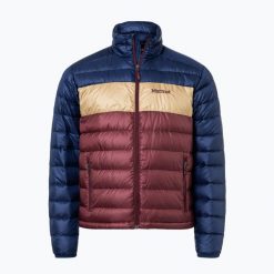 Kurtka puchowa męska Marmot Ares. Brązowe kurtki męskie Marmot, m, bez wzorów, z puchu, sportowe, bez kaptura. Za 479.99 zł.