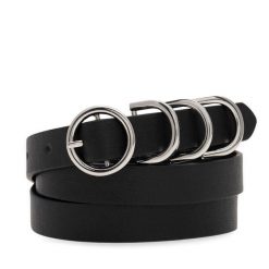 Pasek Damski Jenny Fairy. Czarne paski damskie Jenny Fairy, bez wzorów. Za 39.99 zł.